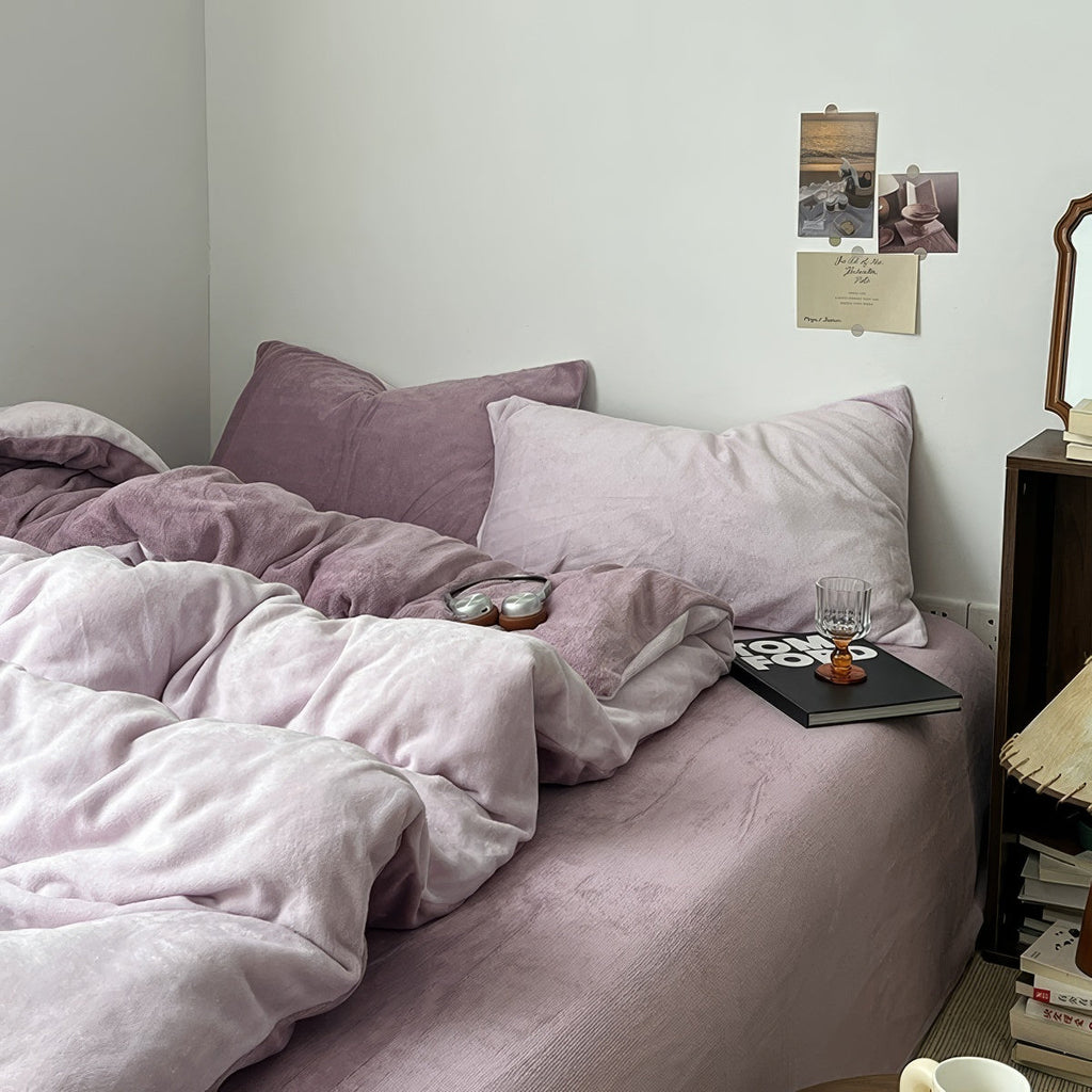 Fluffy Fleece Winter Bedding Set