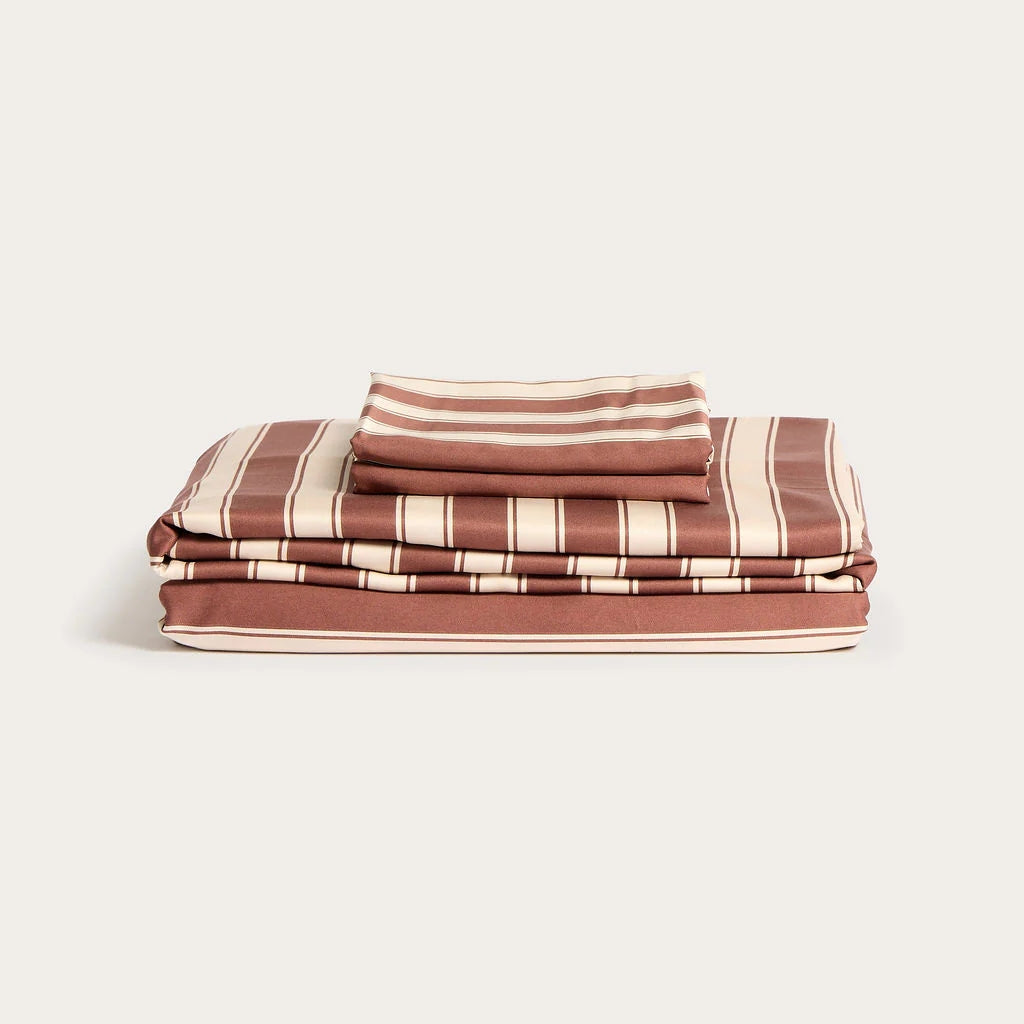 Stripe Bamboo Bedding Set