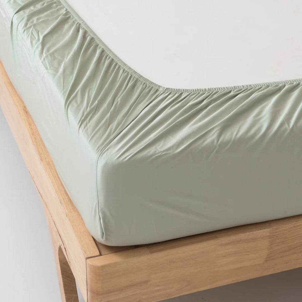 Bamboo Fitted Sheet - Sage