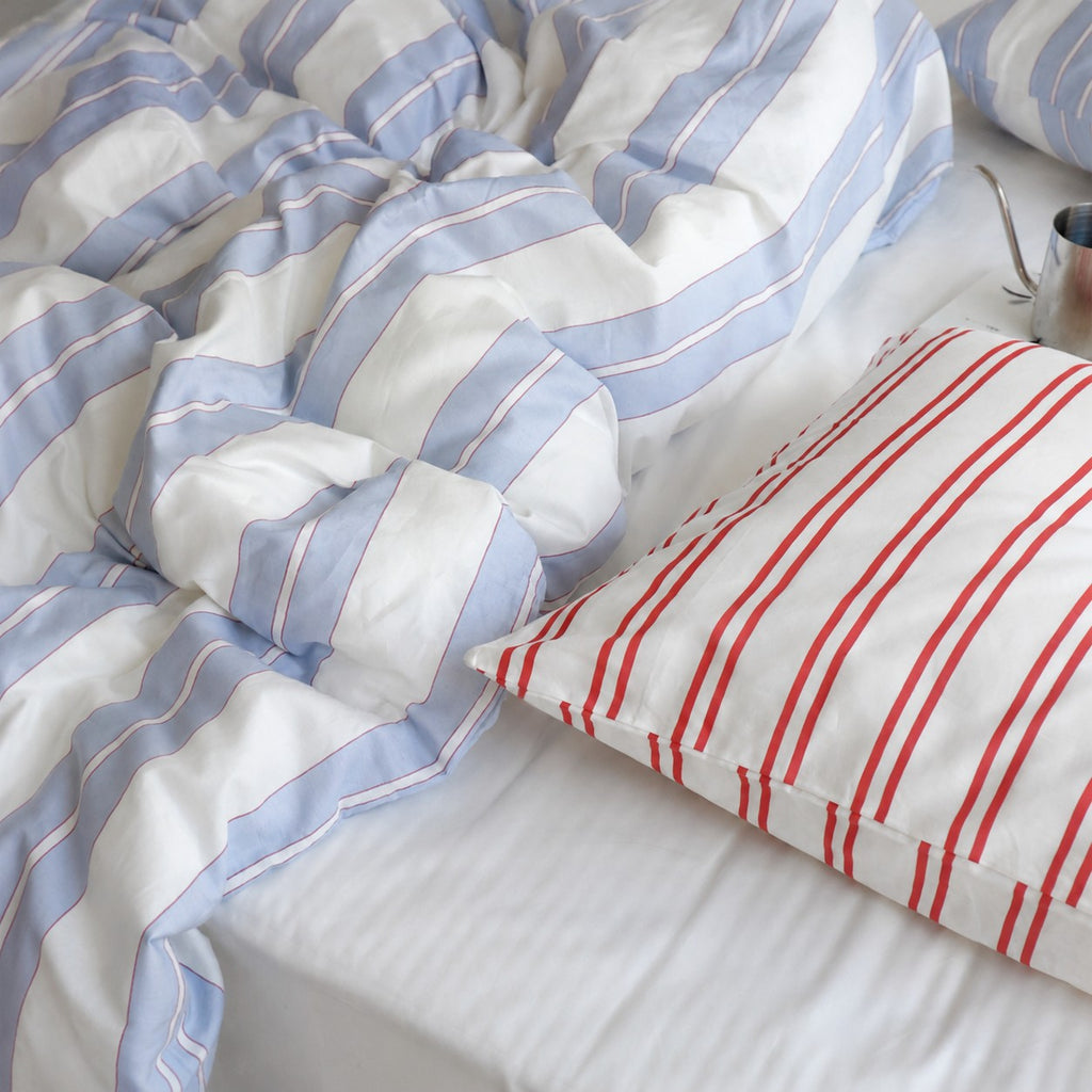 Vintora Haven Stripe Cotton 4 Piece Bedding Set G106
