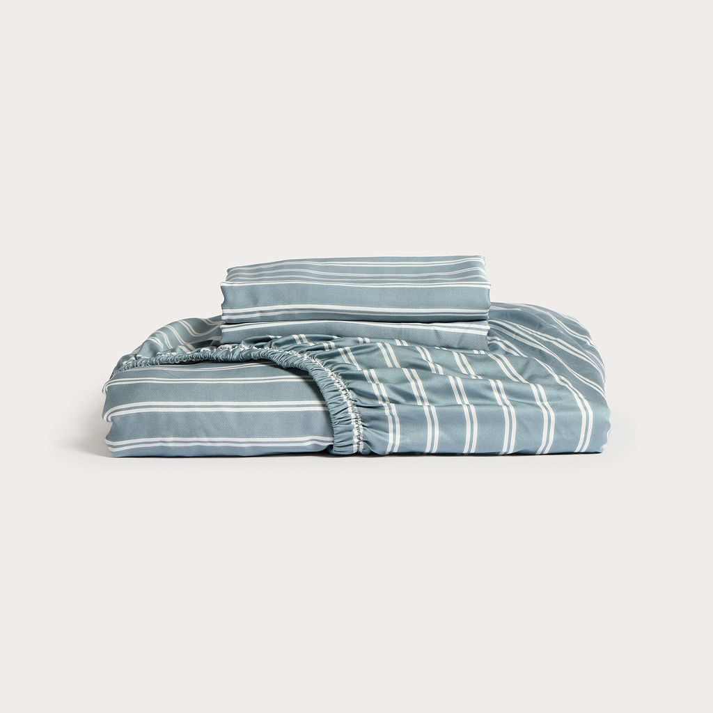 Bay Stripe Bamboo Fitted Sheet