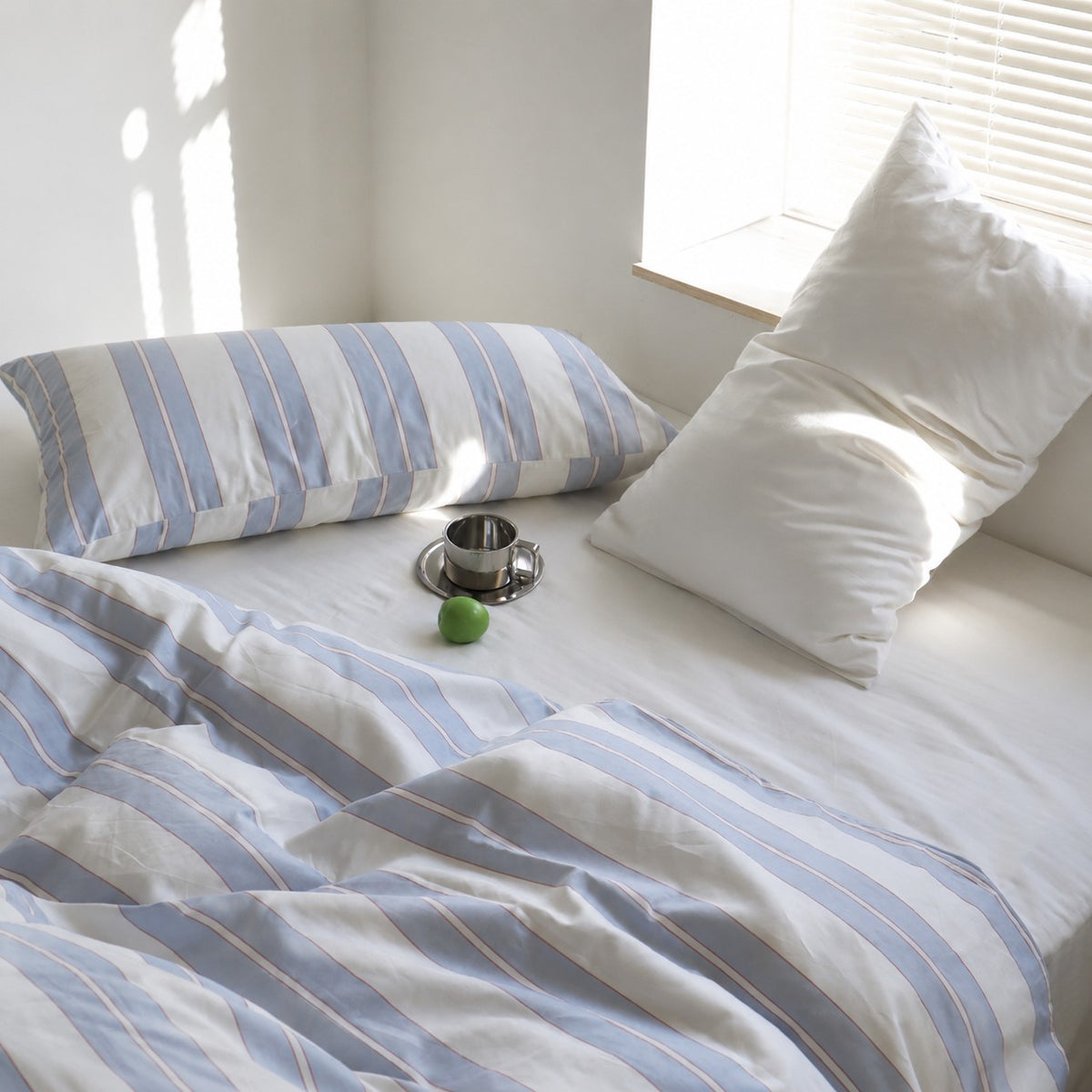 Vintora Haven Stripe Cotton 4 Piece Bedding Set G106