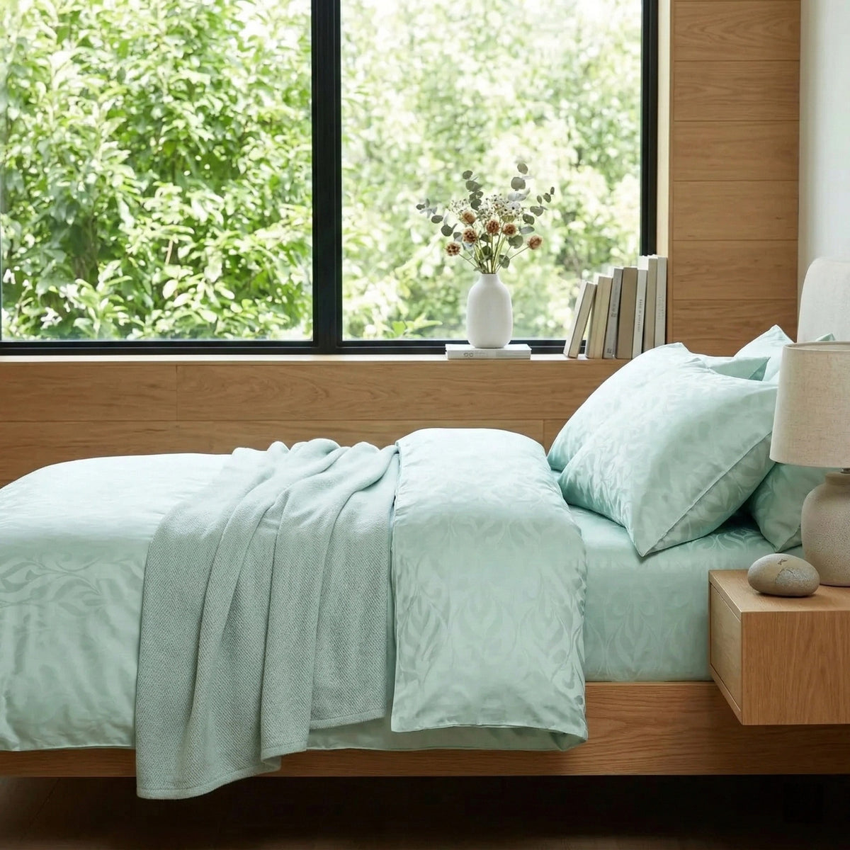 Geometric Patterns Bamboo Bedding Set