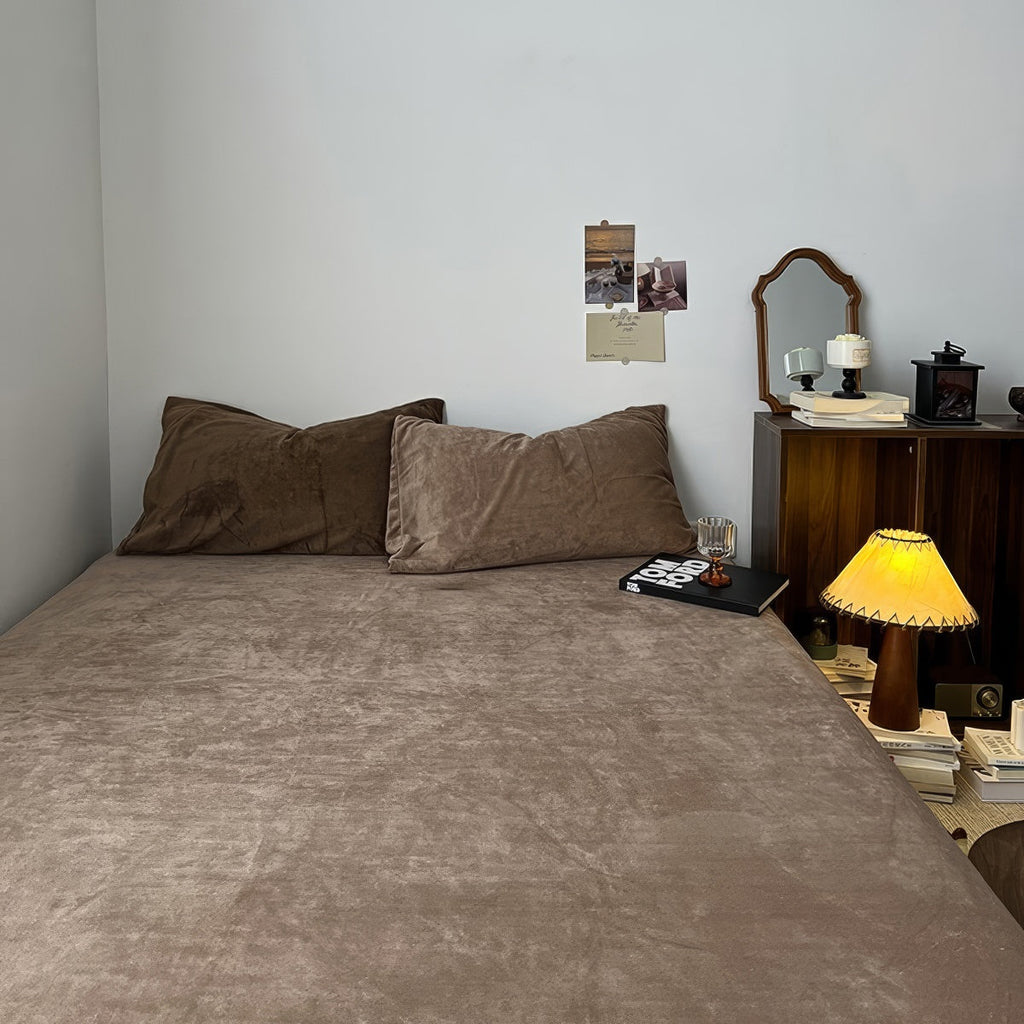 Fluffy Fleece Winter Bedding Set