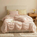 Princess Ruched Bedding Set - Pink