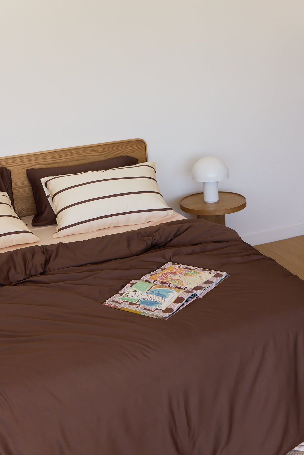 Chocolate Bamboo Quilt Cover