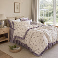 Fruit Ruched Bedding Set - Grape