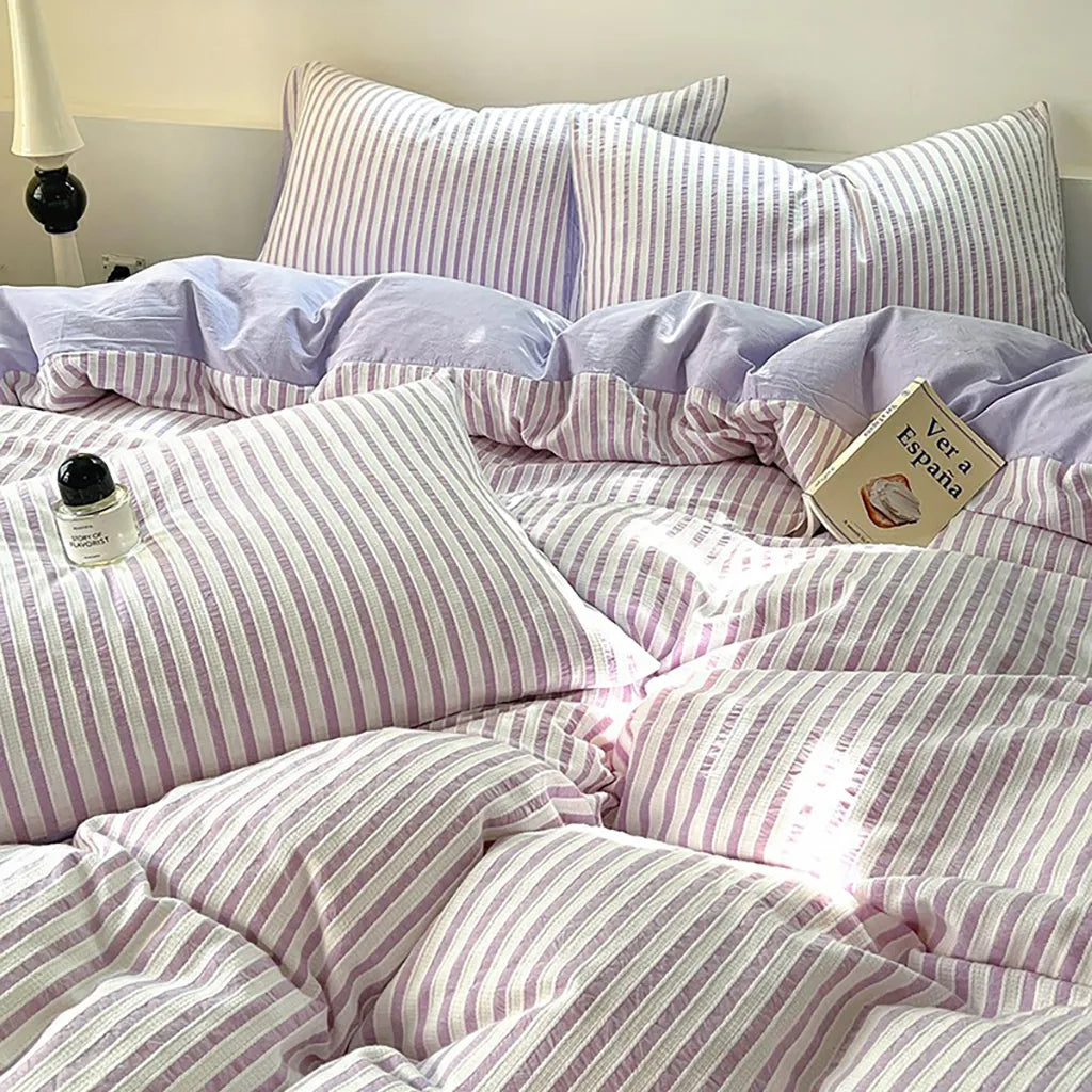 Refresh Jacquard Striped Duvet Cover