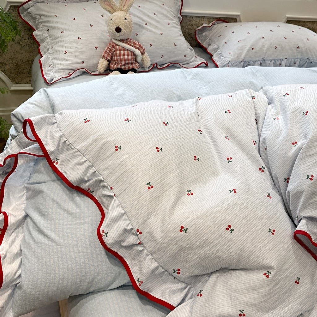 Roselle Cherry Pattern Bedding Set G89