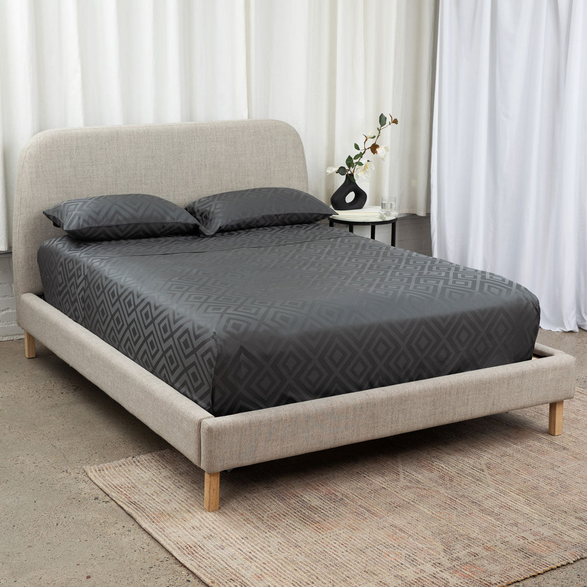 Geometric Patterns Bamboo Bedding Set