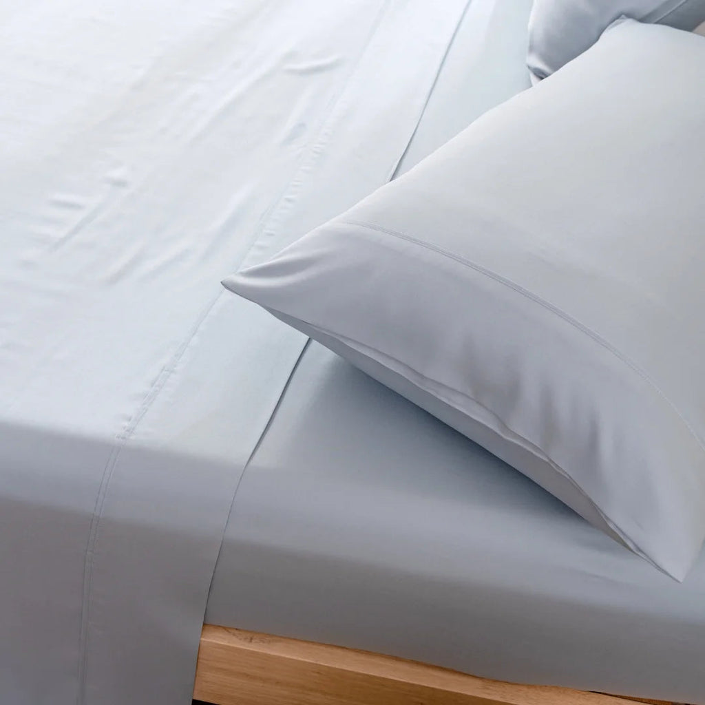 Bamboo Pillowcase Set - Pale Blue