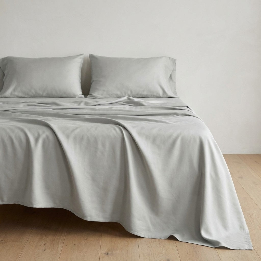 Qelune Bamboo Sheet Set 鈥?Cooling Organic Bamboo Bedding in Eucalyptus