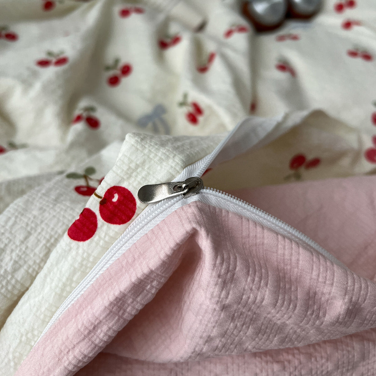 Juicy Cherry Aesthetic Bedding Set