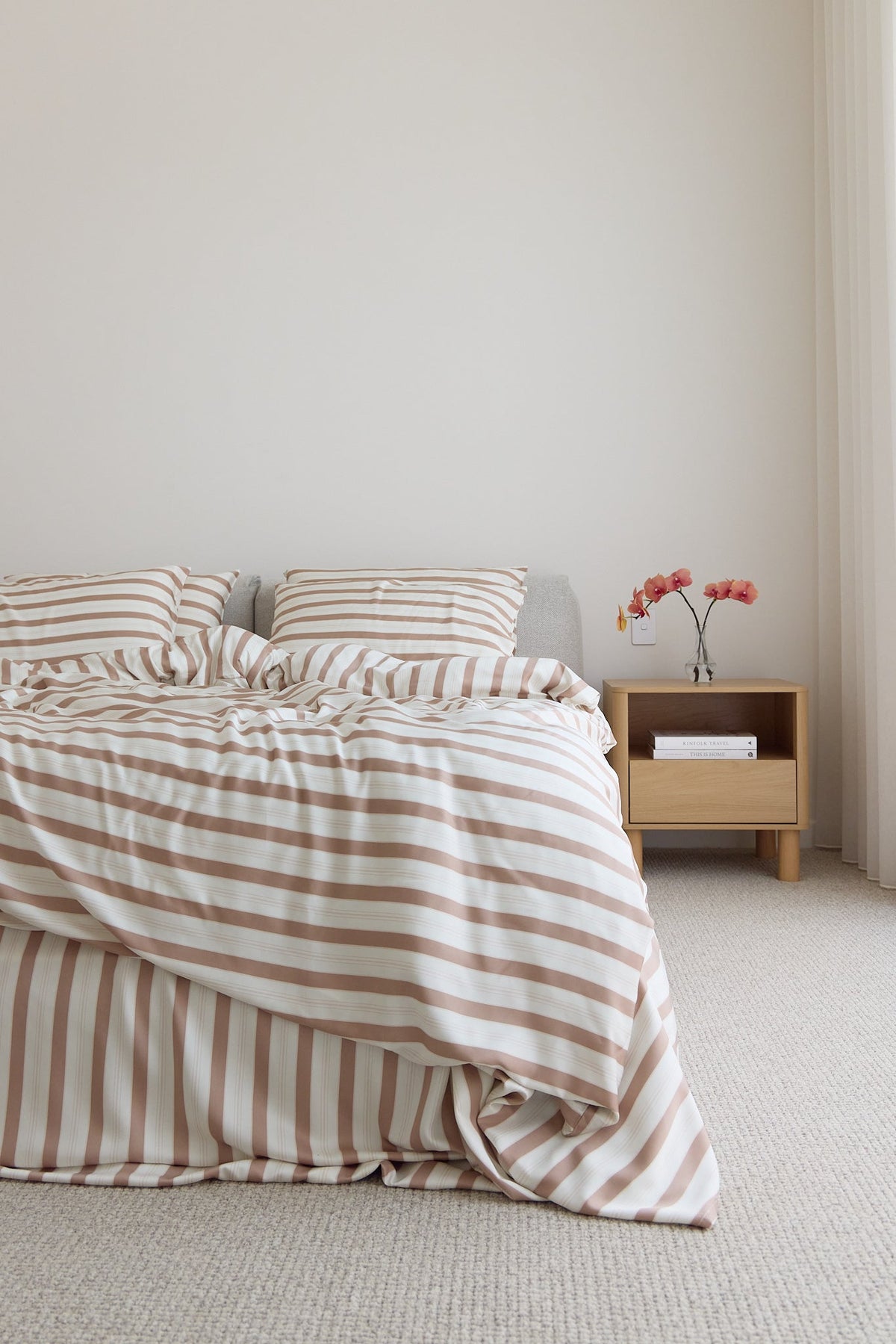 Haven Stripe Bamboo Quilt Cover