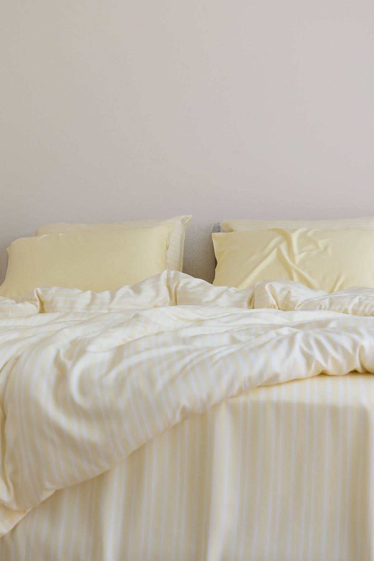 Butter Stripe Bamboo Quilt Cover