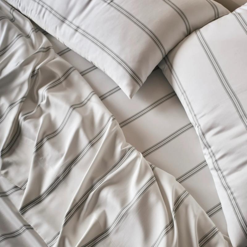 Classic Stripe Bamboo Bedding Set