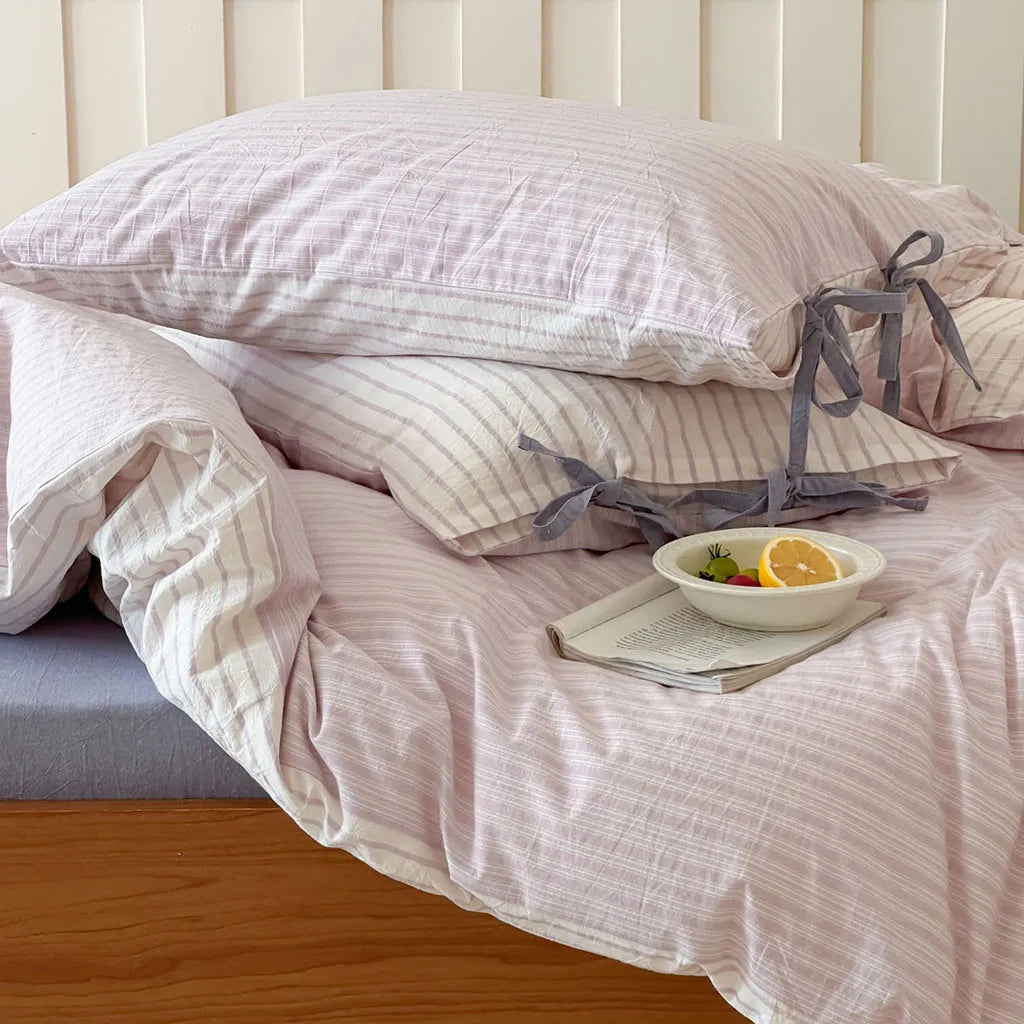 Contrast Stripe Duvet Cover