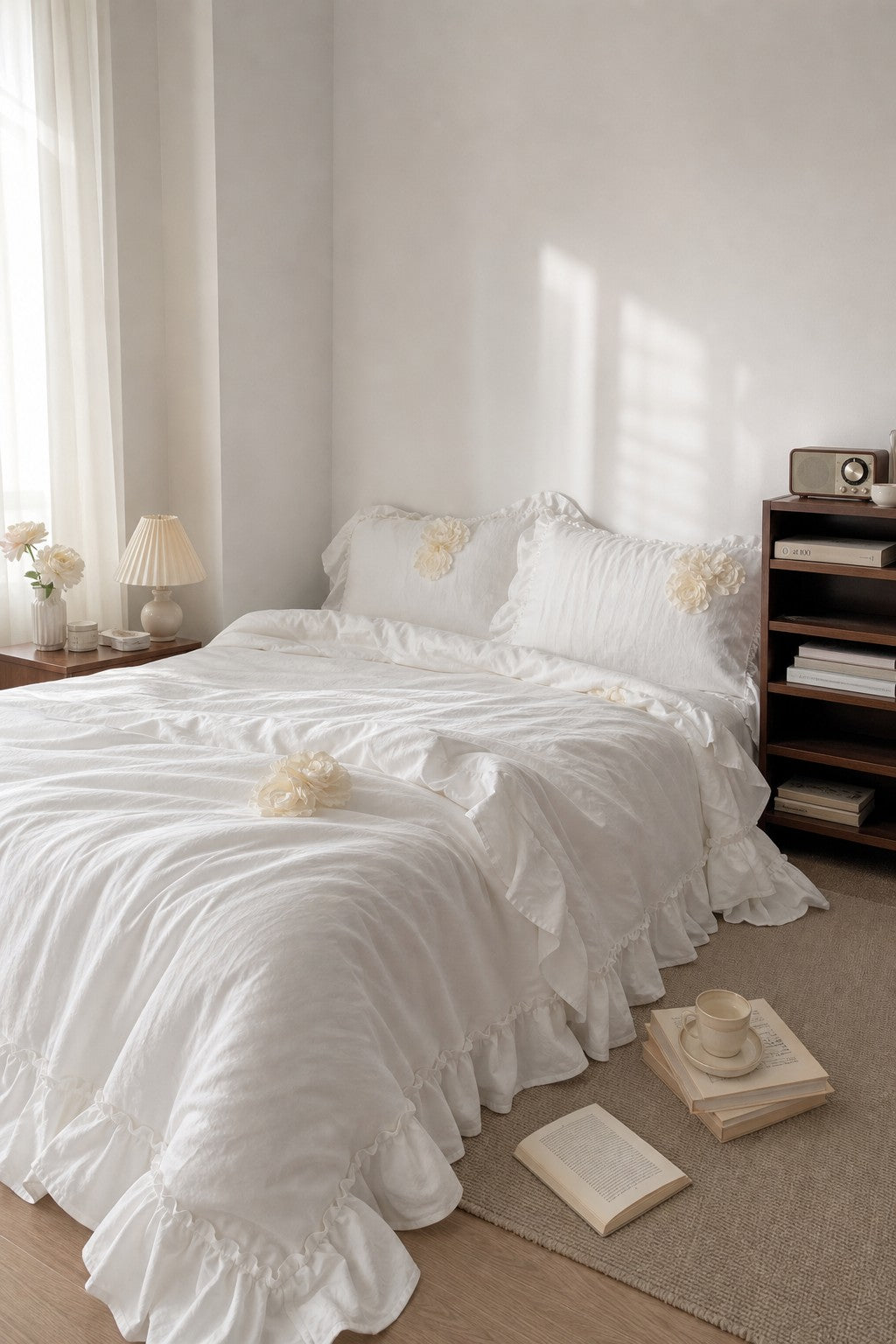 Soft Girl Romantic Floral Bedding