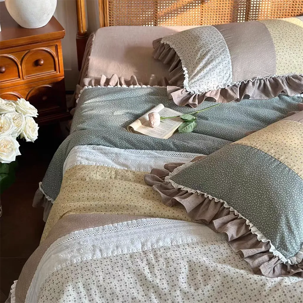 Rustic Handmade Patchwork Duvet Cover